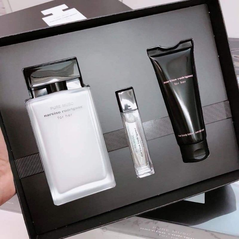 Set Nước Hoa Narciso Rodriguez Pure Musc For Her EDP