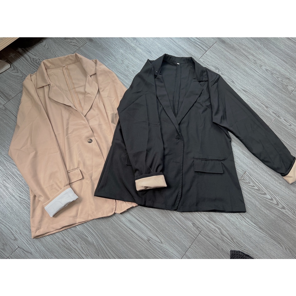 ÁO KHOÁC BLAZER TAY PHỐI [TNT SHOP BIGSIZE 60KG 90KG]