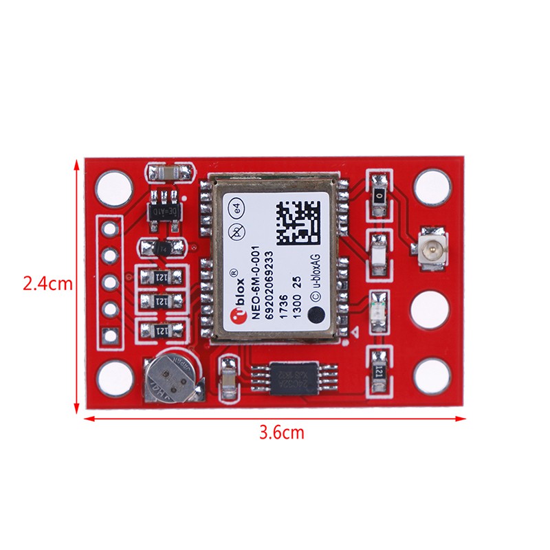 Chitengyesuper  GY-NEO6MV2 NEO-6M gps module NEO6MV2 board red CGS