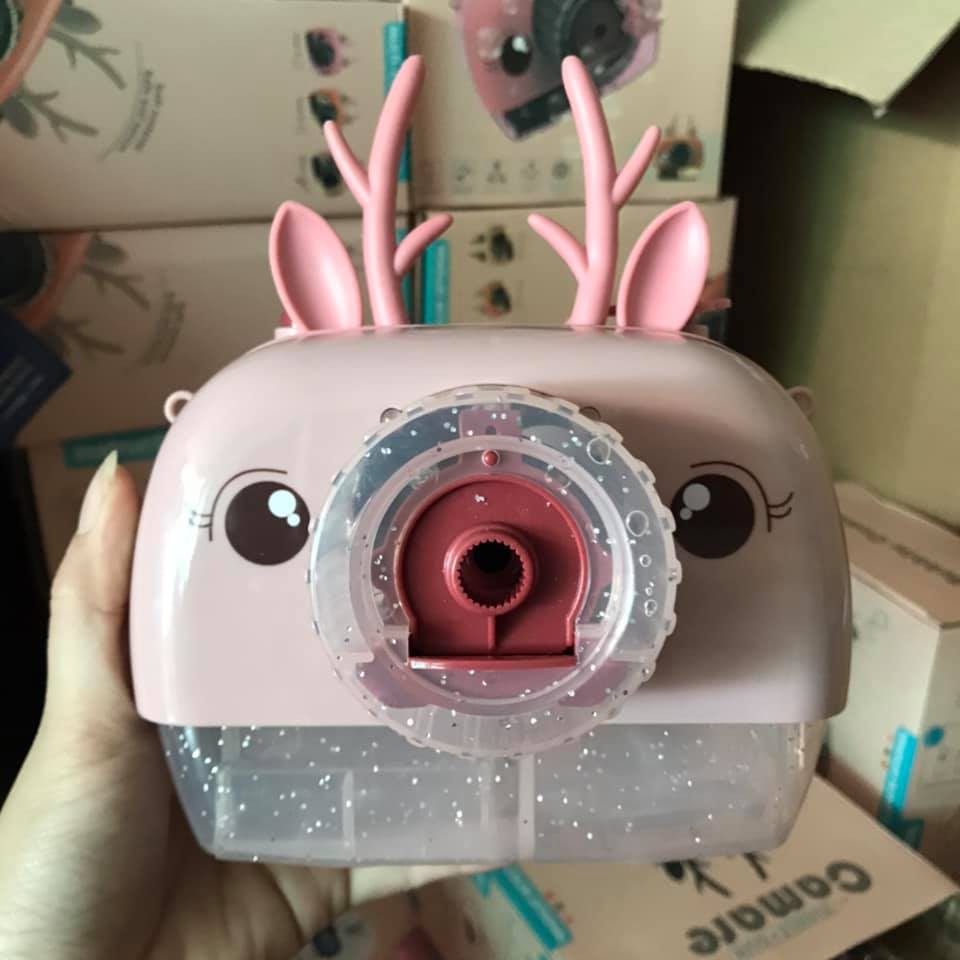 Đồ chơi máy chụp hình phun bong bóng
