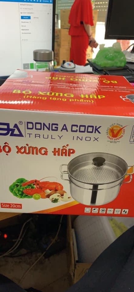 Xửng hấp inox 3 đáy ĐÔNG Á 20cm