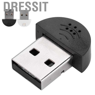 [Dressit]Micro Thu Âm Mini Kết Nối Cổng USB Tiện Lợi