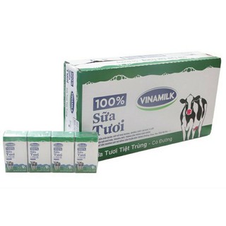(phuongquyn) vỉ sữa tươi Vinamilk 110ml
