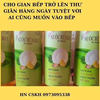 Nước rửa bát sả chanh Lam Hà 500ml