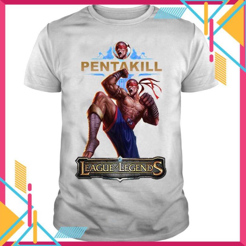 (SALE 50%) [Hình Thật] Áo phông LEESIN Cực Chất, Áo Liên Minh Huyền Thoại LEE SIN Siêu Độc - LOL Tshirt - độc đẹp