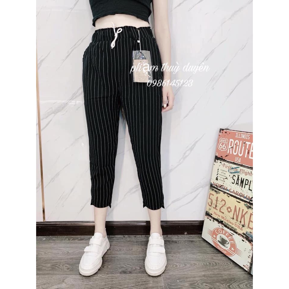 Quần baggy kẻ sọc siêu đẹp mã Q8589