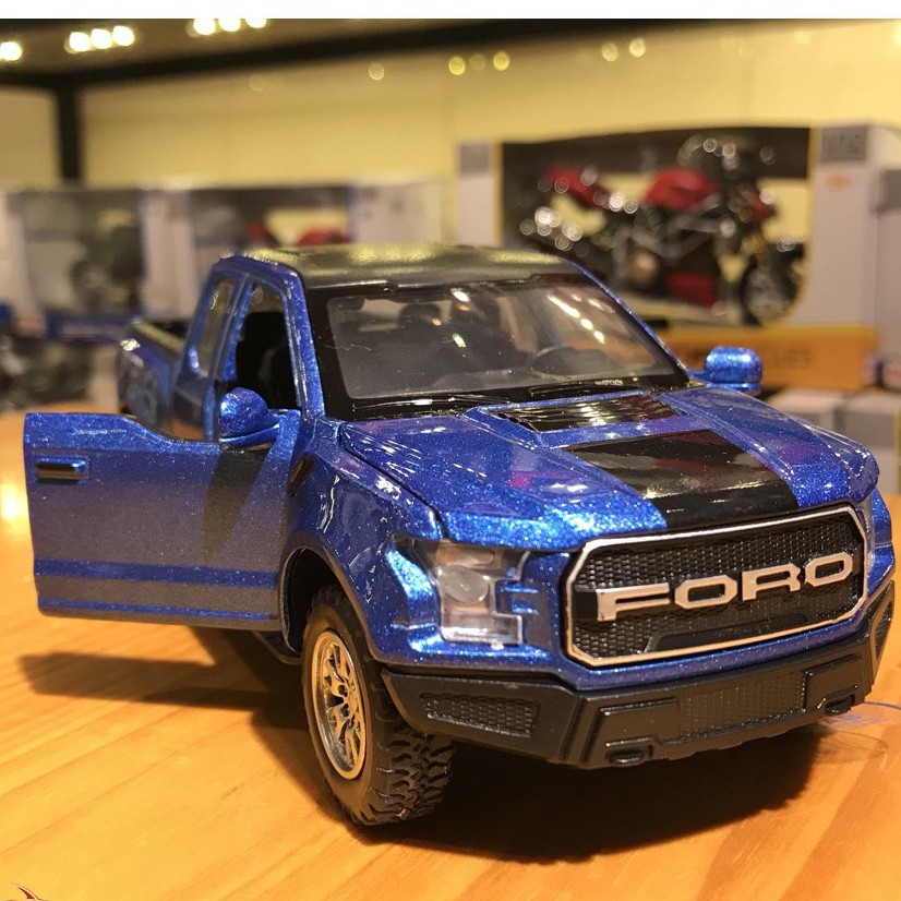 Mô Hình Ford Ranger F150 🤵RẺ NHẤT THỊ TRƯỜNG🤵Tỉ Lệ 1:32 Màu Xanh