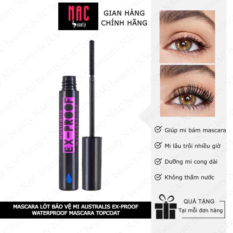 Mascara Lót Bảo Vệ Mi Australis Ex-Proof Waterproof Mascara Topcoat