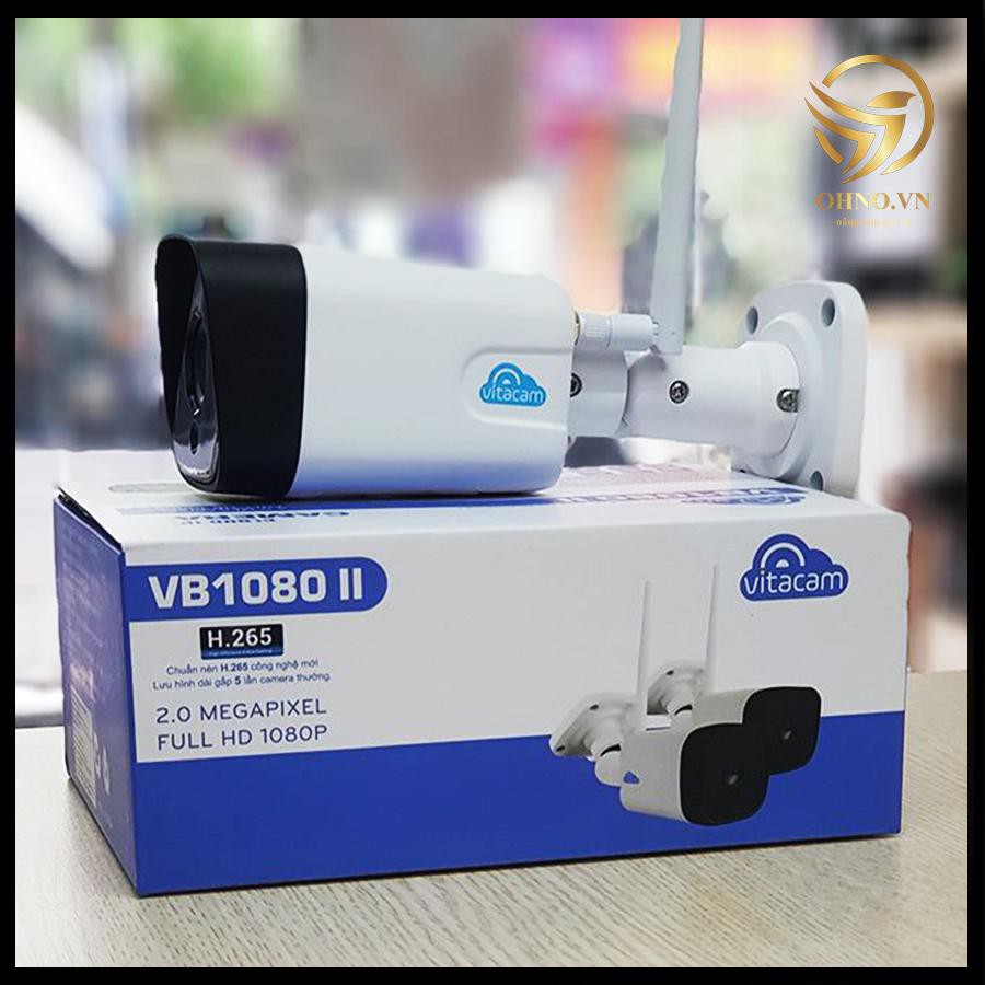 Camera IP Wifi ngoài trời Vitacam VB1080 II giám sát hồng ngoại Full HD 1080P góc siêu rộng 2.0 MPX– OHNO Việt Nam