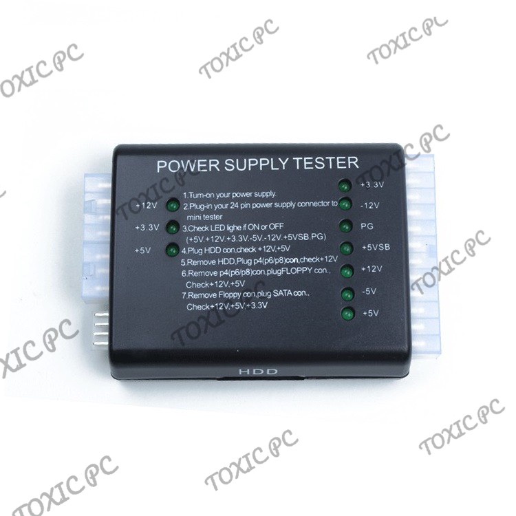 Hộp Test Nguồn ATX Máy Tính Hiển Thị Màn Hình Lcd Power Supply Tester