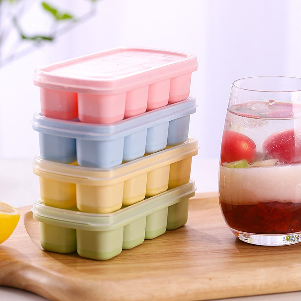 Khuôn Làm Đá / Thạch / Rượu Bằng Nhựa Chống Bụi 30ml Tiện Dụng