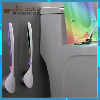 Cọ bồn cầu silicon thông minh, Chổi Cọ bồn cầu có hộp dán tường cao cấp