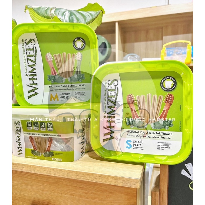 Whimzees Bàn chải XS dành cho Hamster mài răng