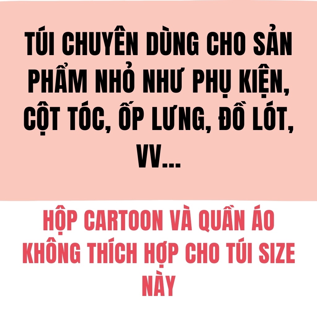 Túi gói hàng túi niêm phong size 15x20 cuộn 100 bao thích hợp cho sản phẩm nhỏ giá rẻ nhất sàn - Tuigoihanghcm