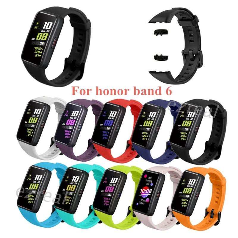 Dây Đeo Thay Thế Chất Liệu Silicon Thiết Kế Nhiều Lỗ Thời Trang Cho Honor Band 6