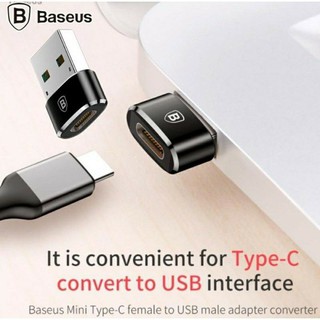 [Ảnh Thật] OTG USB to Type C hãng Baseus,RoCk ( Adapter/Converter Usb Type A to Usb Type C)