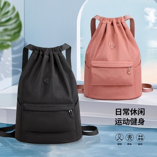 【Colorful Fox】Balo Dây Rút Bằng nylon Nhẹ Sức Chứa Lớn Chống Nước Nhiều Màu Thời Trang unisex