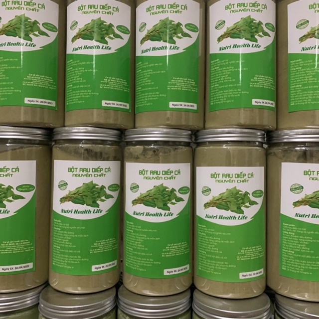 Bột diếp cá hộp 500g( nguyên chất sấy lạnh)