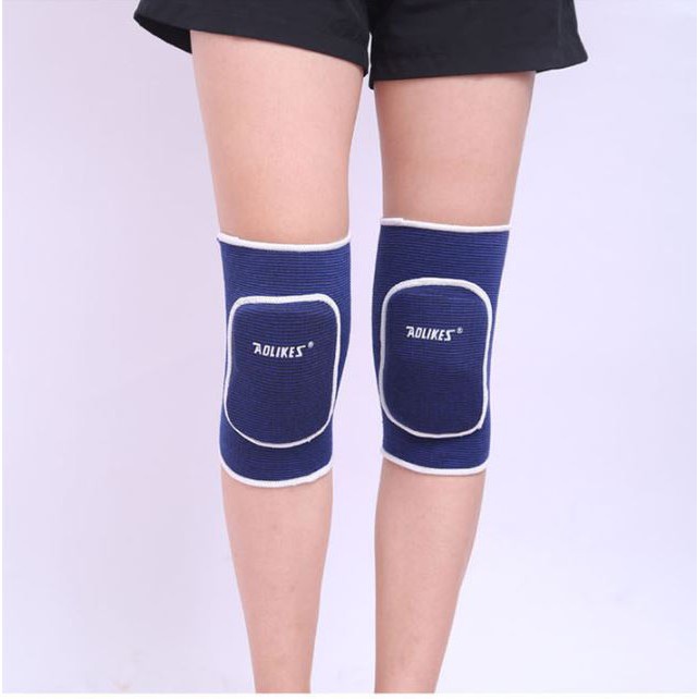 Đai cuốn bảo vệ đầu gối có đệm chơi thể thao Aolikes (1 đôi)