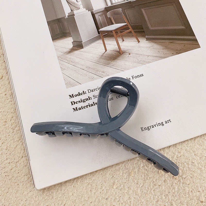 Kẹp tóc càng cua, kẹp tóc xoắn, kẹp răng lược phong cách Hàn Quốc