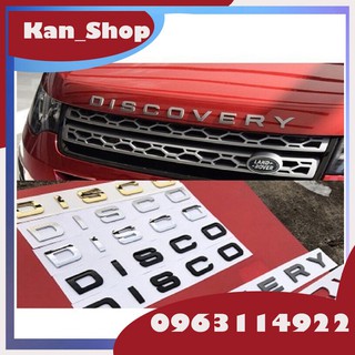 Chữ DISCOVERY Dán Ô Tô 3D