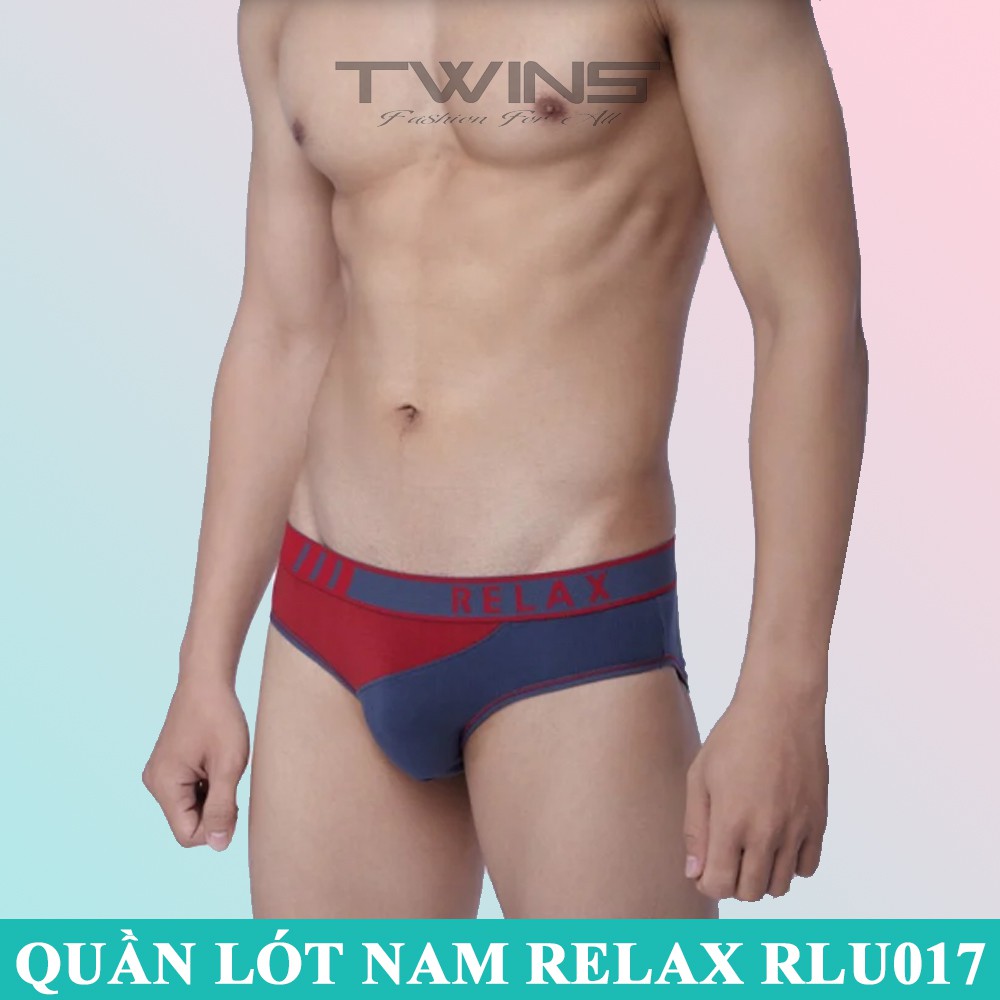 Quần lót nam tam giác cao cấp cotton Relax 017 chính hãng lưng to bền đẹp, thoáng mát, co giãn, thấm hút mồ hôi