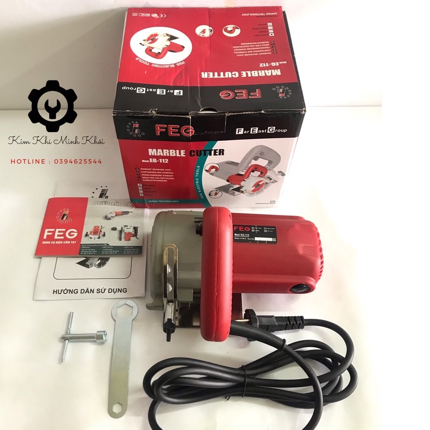 Máy cắt gỗ 110MM| Cắt gạch cầm tay FEG công suất lớn 1250W( Cam kết lõi đồng 100%)