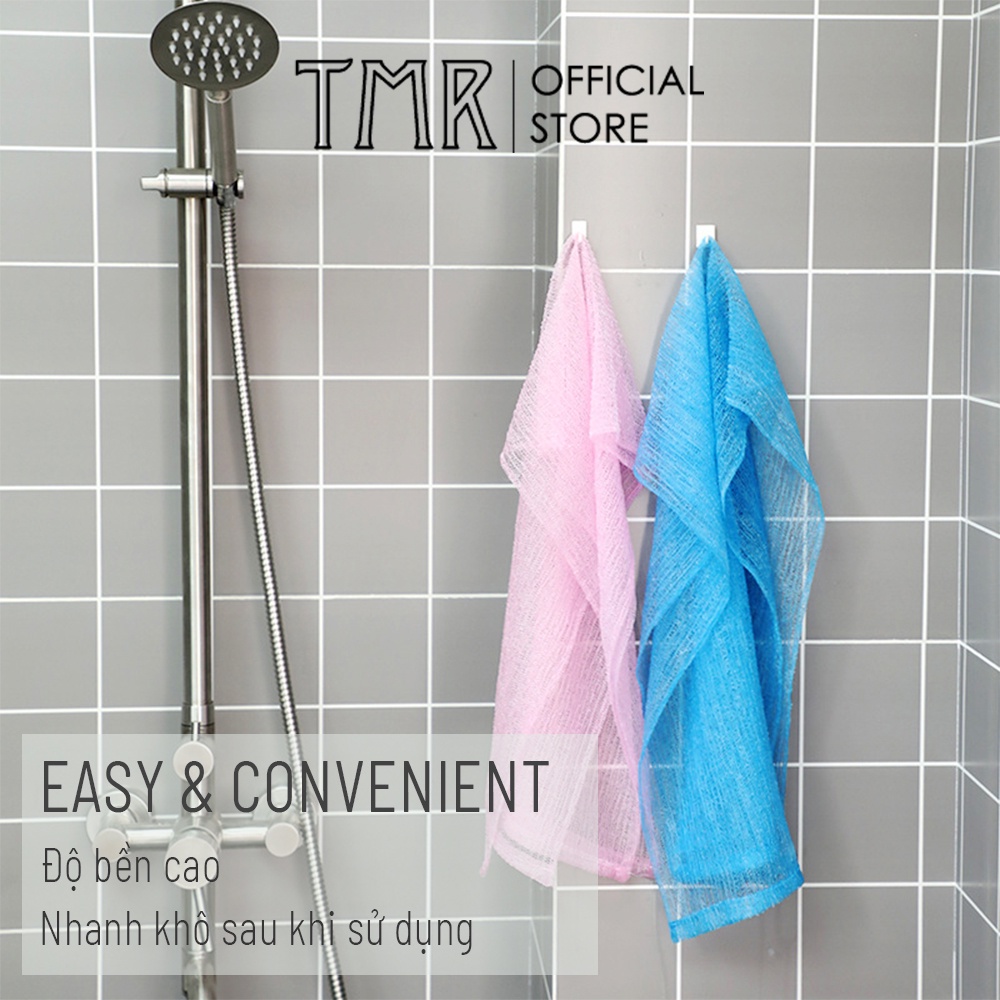 Khăn Tắm Dài cao cấp TMR chà lưng loại bỏ da chết tiện lợi chính hãng