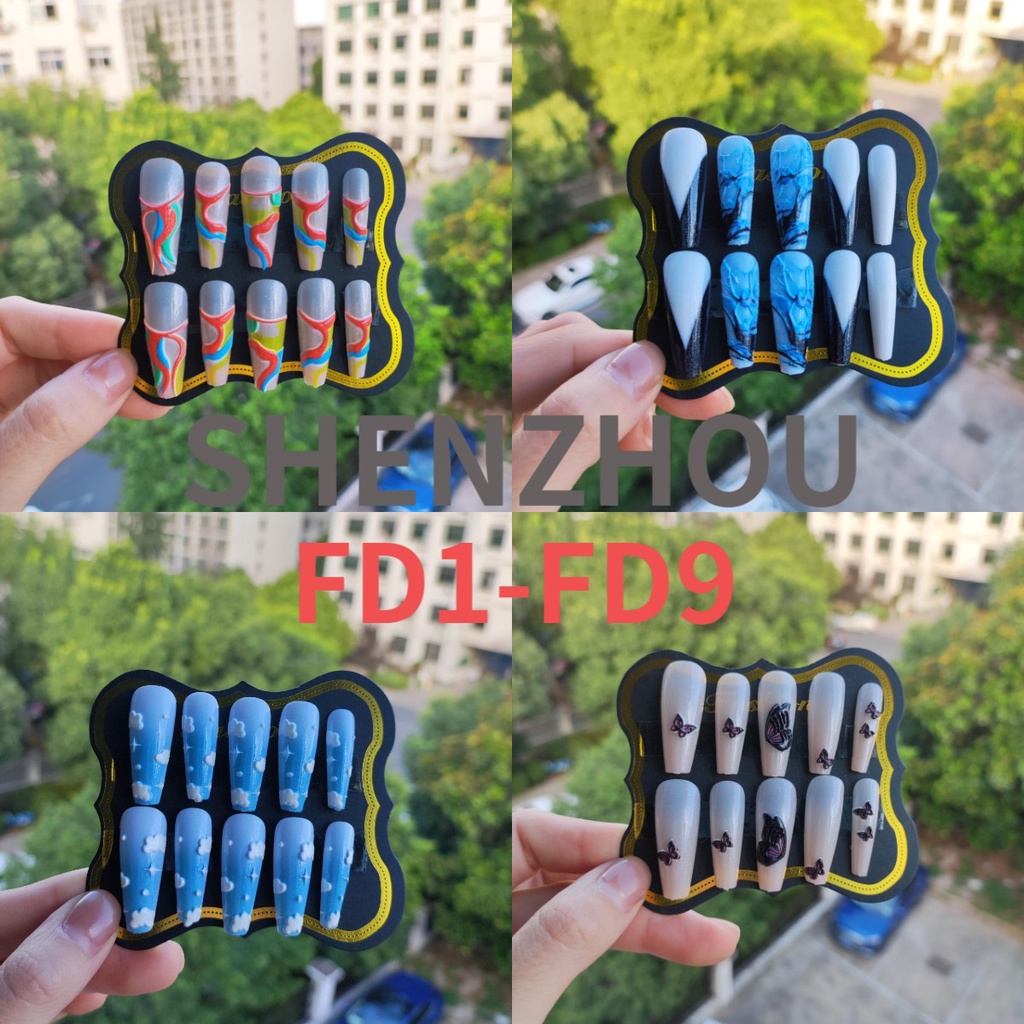 Set 24 Móng Tay Giả 3D FD1-FD20