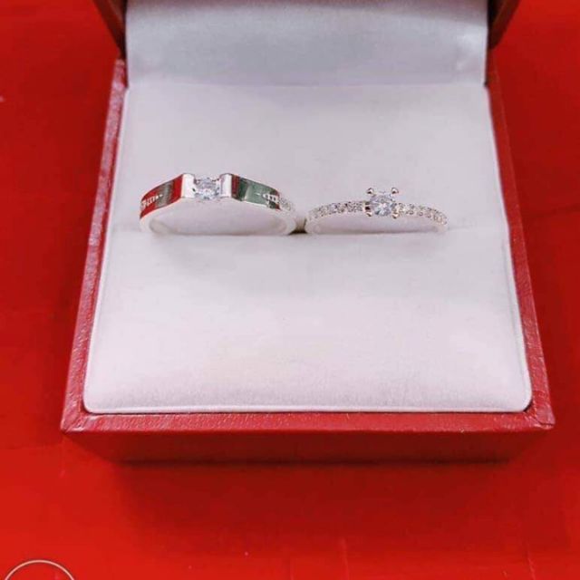 Nhẫn đôi dành cho các cặp đôi ngày valentine, ngày lễ tình nhân. Hàng được thiết kế chuẩn size.