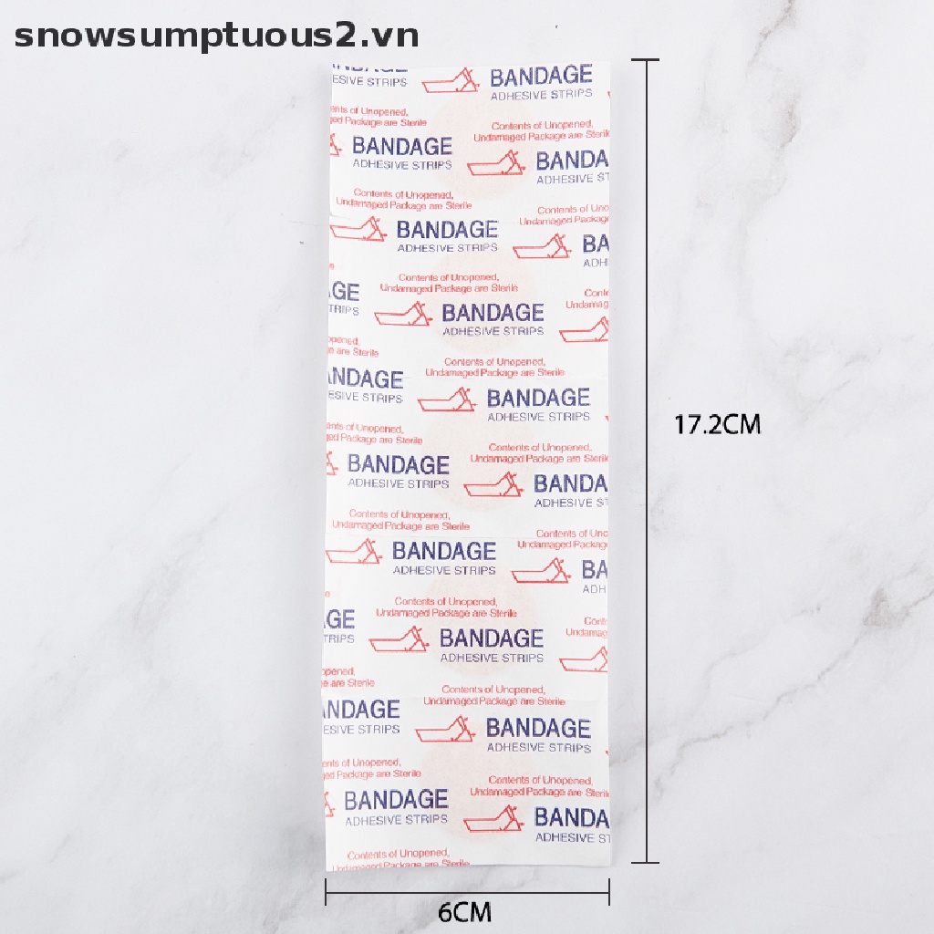 [Hàng mới về] Bộ 50 miếng băng dán y tá hình tròn không thấm nước