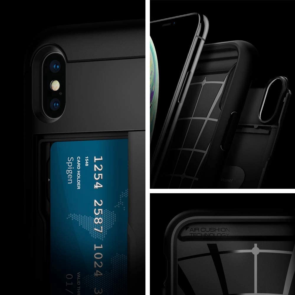 SPIGEN Ốp Điện Thoại Kiểu Giáp Mỏng Cho iPhone 13 Pro MAX 12 Mini 11 Pro XS MAX XR X 6 6s 7 8 Plus SE 2020 5 5s