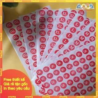 [ HÀNG MỚI VỀ] 70 MIẾNG TEMÀU ĐỎ DÁN SIZE DECAL QUẦN ÁO_ĐỦ SIZE_BỀN ĐẸP_IN NHÃN MÁC QUẦN ÁO THỜI TRANGTHEO YÊU CẦU