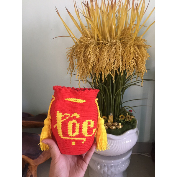 Túi thổ cẩm phong cách mini - Túi wayuu mini