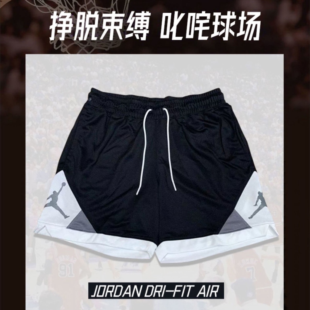 AIR JORDAN Quần Short Thể Thao Bóng Rổ Mỹ Nhanh Khô Thời Trang Nam Năng Động AJ 4.29