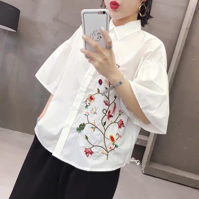 Áo sơ mi trắng mango tuồn SP1001006