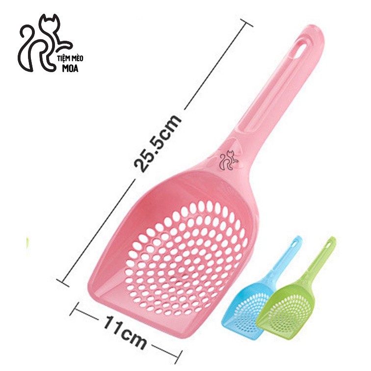 Xẻng xúc cát vệ sinh mèo loại lớn - Xẻng xúc cát mèo - Dụng cụ dọn vệ sinh mèo - Tiệm Mèo Moa