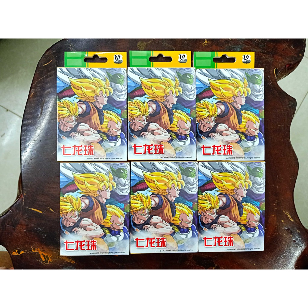 Bộ bài Tây anime dragon ball , bộ Tú 7 viên Ngọc rồng 54 lá