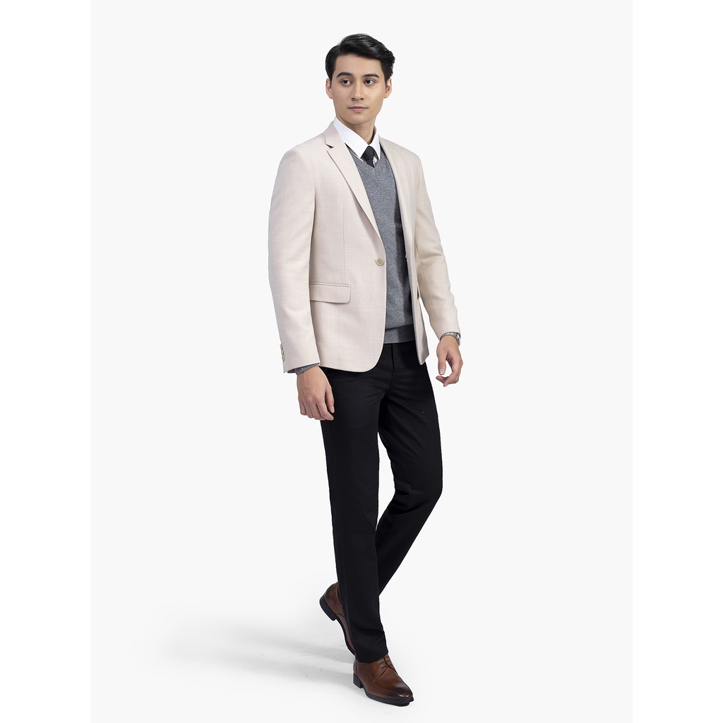 Áo blazer nam ARISTINO phom suông trẻ trung nhưng lịch lãm, họa tiết kẻ thời thượng - ABZ00601