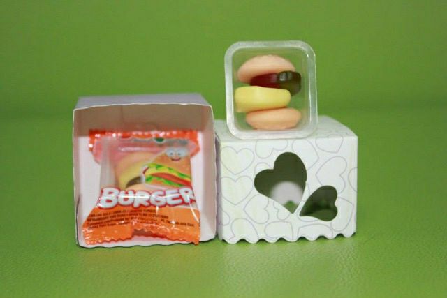 Combo 4 kẹo dẻo Yupi Thái Lan siêu cute Burger