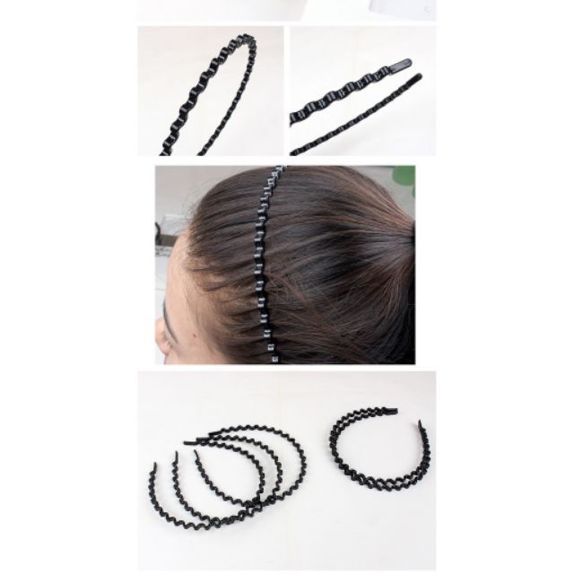 Bờm   tóc   Hàn quốc hình  lượn  sóng