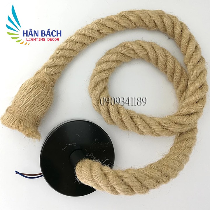 Đèn thả dây thừng một dây 1m