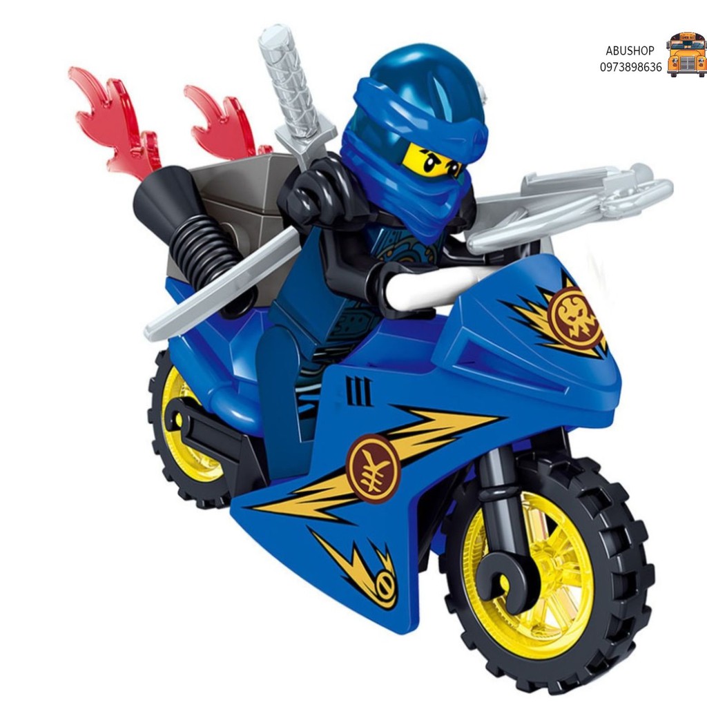 LEGO NINJA xe mô tô - Đồ chơi mô tô ninja A58