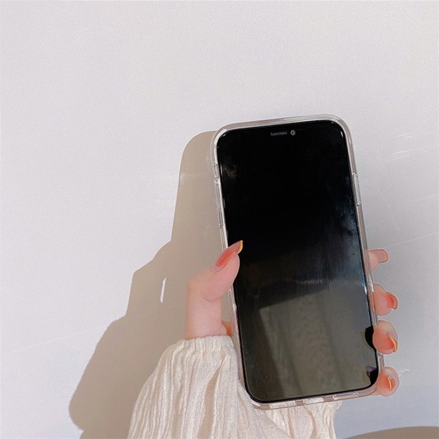 Ốp Điện Thoại Silicon Mềm Trong Suốt In Họa Tiết Hoa Chống Sốc Cho iPhone 14 13 12 11 Pro Max X Xr Xs Max SE 8 7 6 6s Plus