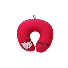 Gối quàng cổ U mèo kitty hồng