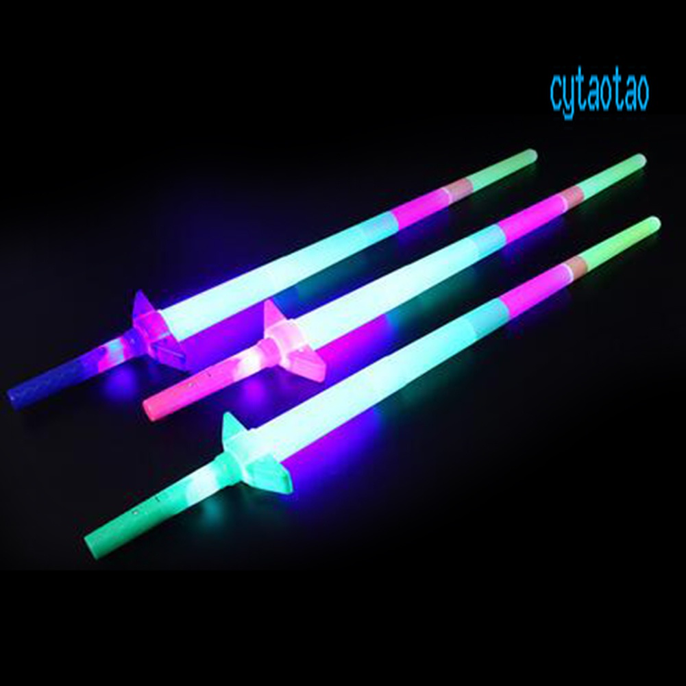 Thanh Kiếm Đồ Chơi 4 Đoạn Có Đèn LED Phát Sáng Dành Cho Trẻ Em