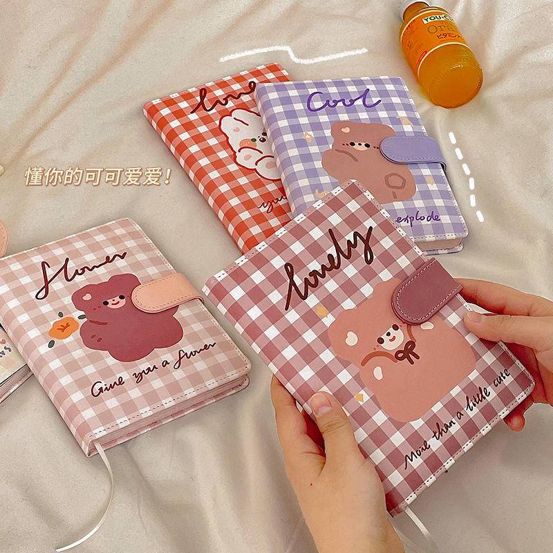 ⭐ iLado ⭐  ins sổ tay da A5 tài khoản tay sáng tạo dễ thương vở kẻ ngang sổ ghi chép notebook binder a5 sổ ghi chép sổ tay ghi chép vở lò xo kẻ ngang sổ lò xo kẻ ngang marker học văn phòng phẩm sổ ghi chú sticker sổ ghi chú mini tập vở