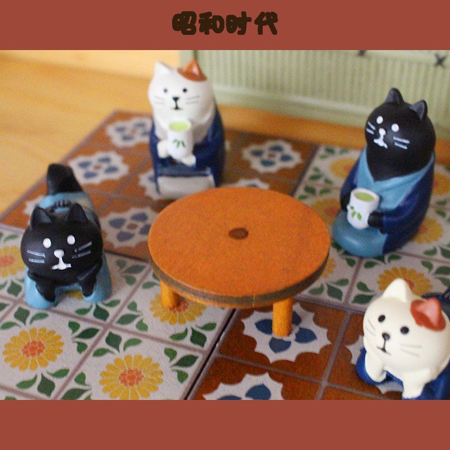 Trang Trí✿Vận Chuyển Phong Cách Nhật Bản D20-12❤Phụ Kiện Trang Trí Nhà Cửa Hình Mèo Đen Dễ Thương Bắt Mắt