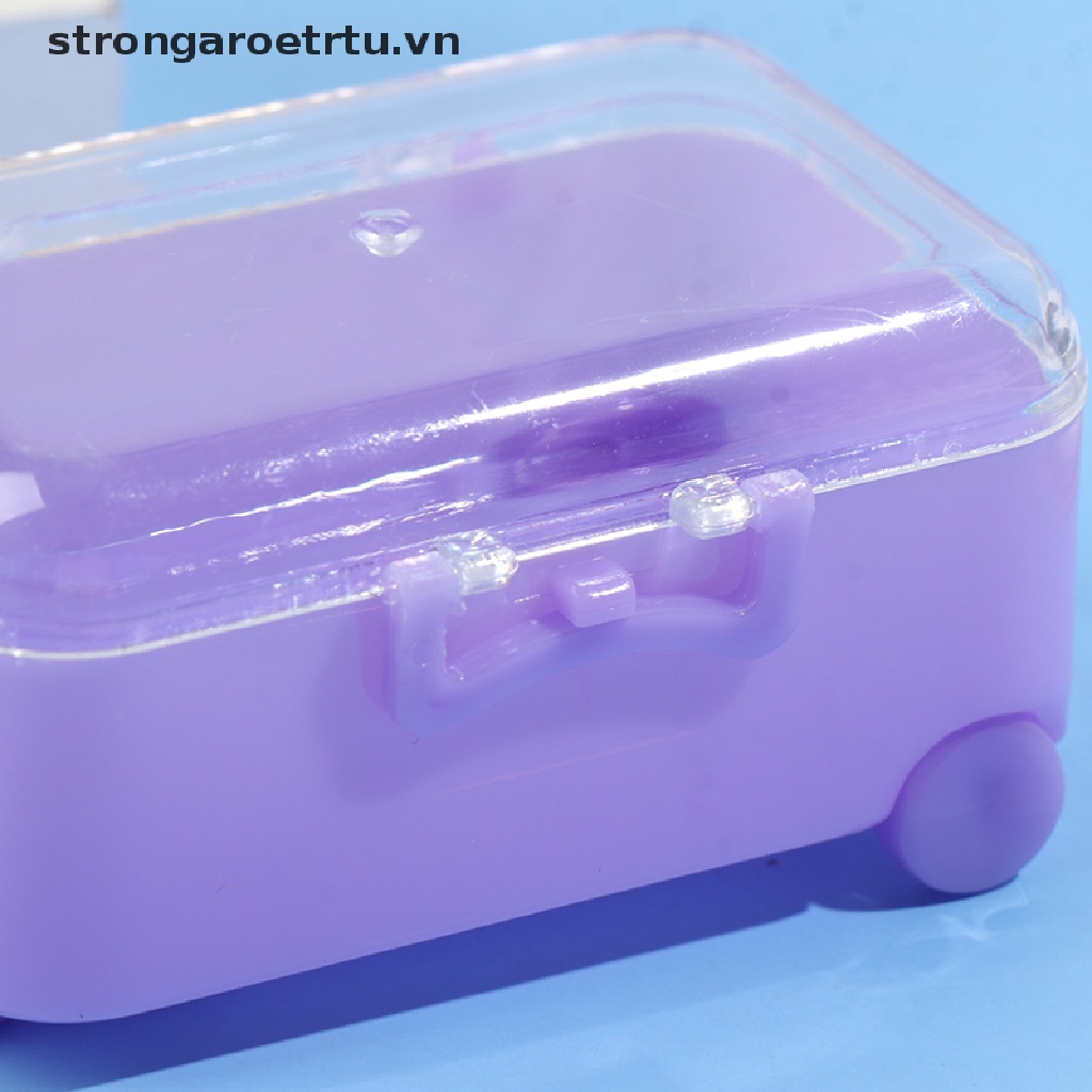 Mô Hình Hành Lý Bằng Nhựa Mini Trang Trí Nội Thất Cho Nhà Búp Bê