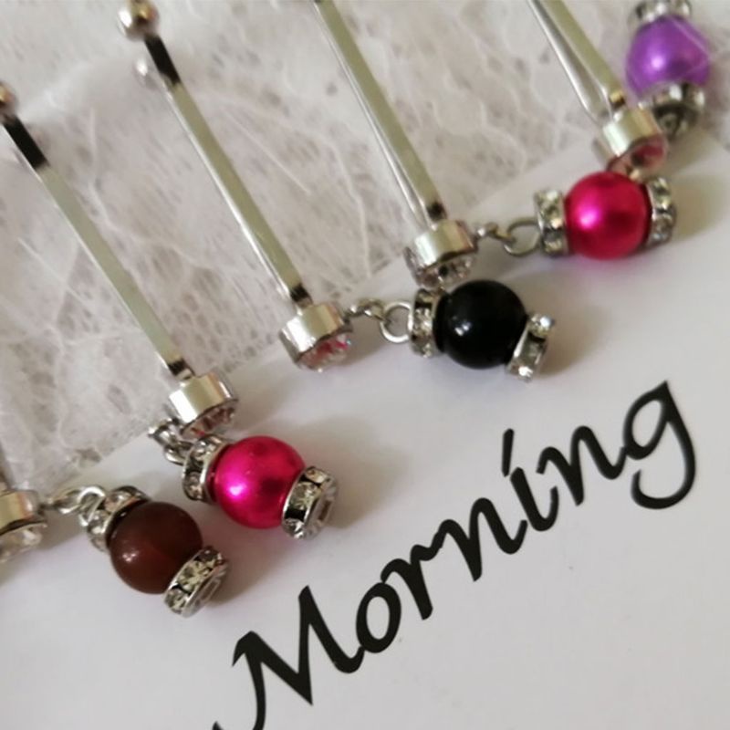 Khăn Trùm Đầu Kiểu Hồi Giáo Đính Ngọc Trai Nhân Tạo Lấp Lánh Cho Nữ